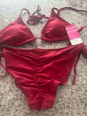 Red Shekini Bikini